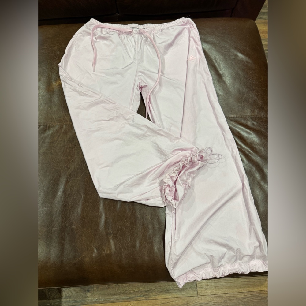 adidas Women's Pink Pants w adjustable bottom